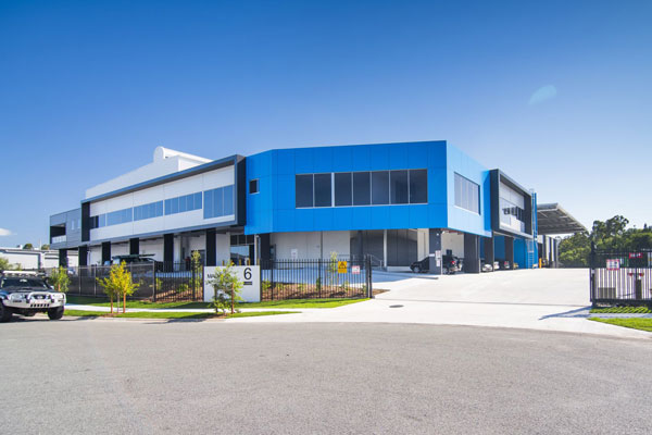 The front of our warehouse