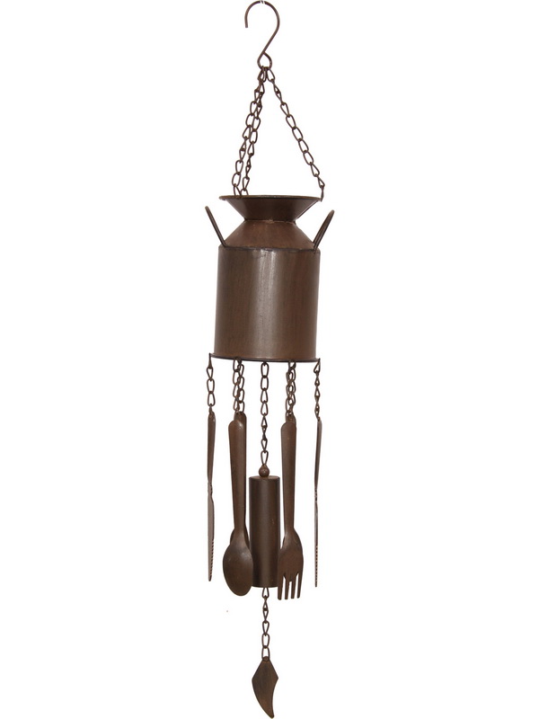 70CM CAST IRON MILK CAN WIND CHIME