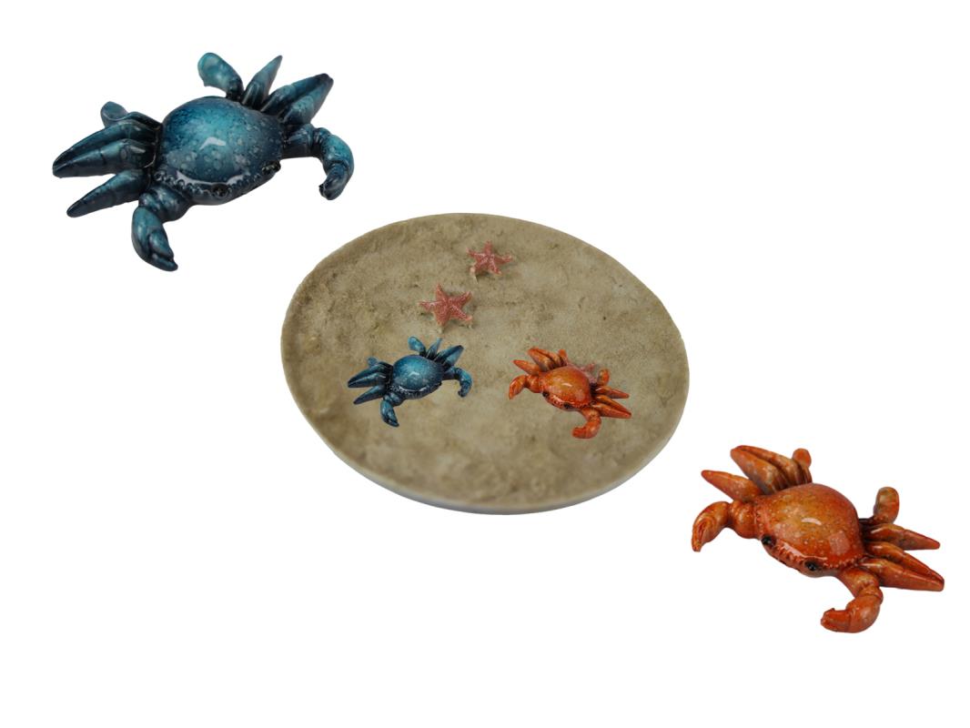 9cm Marble Crab on Display 2 Asstd (24=Free Display)