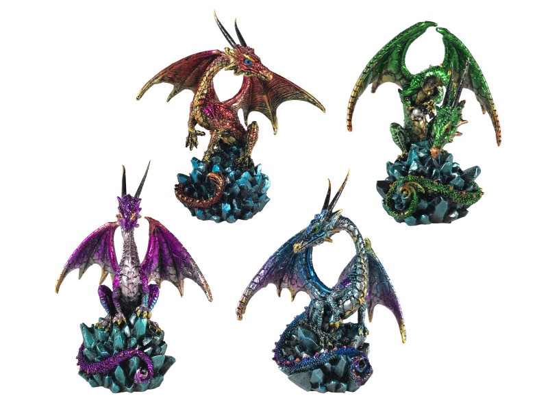 12cm Guardian Dragon On Lair 4 Asstd