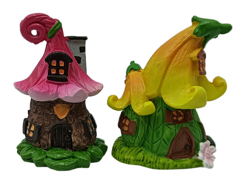 6cm Fairy Garden House 2 Asstd