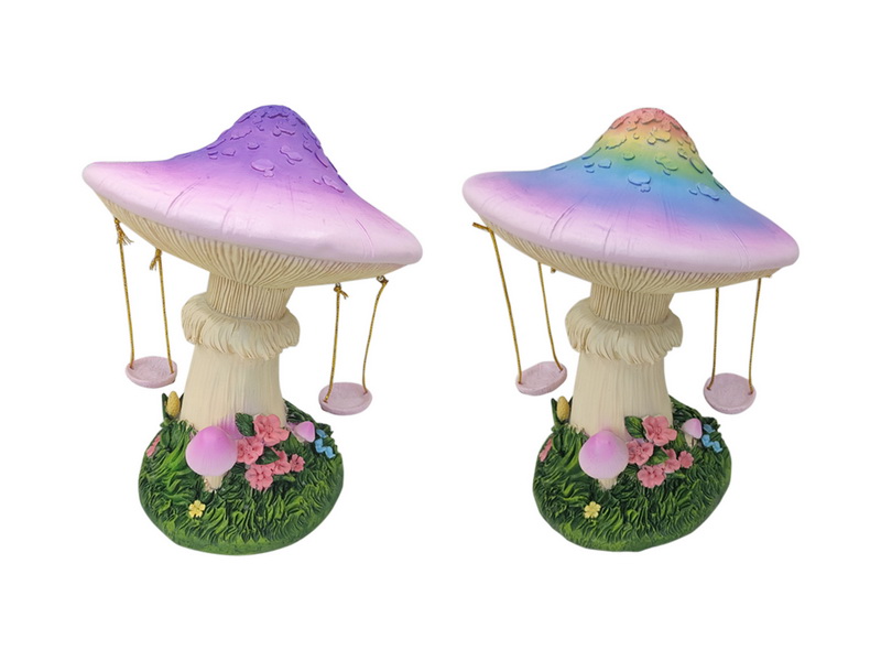 19cm Mushroom with Swing 2 Asstd
