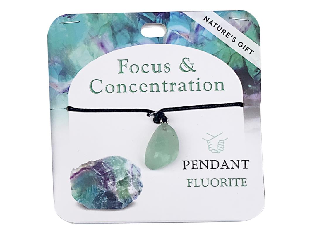 Wellness Gemstone Pendant Fluorite