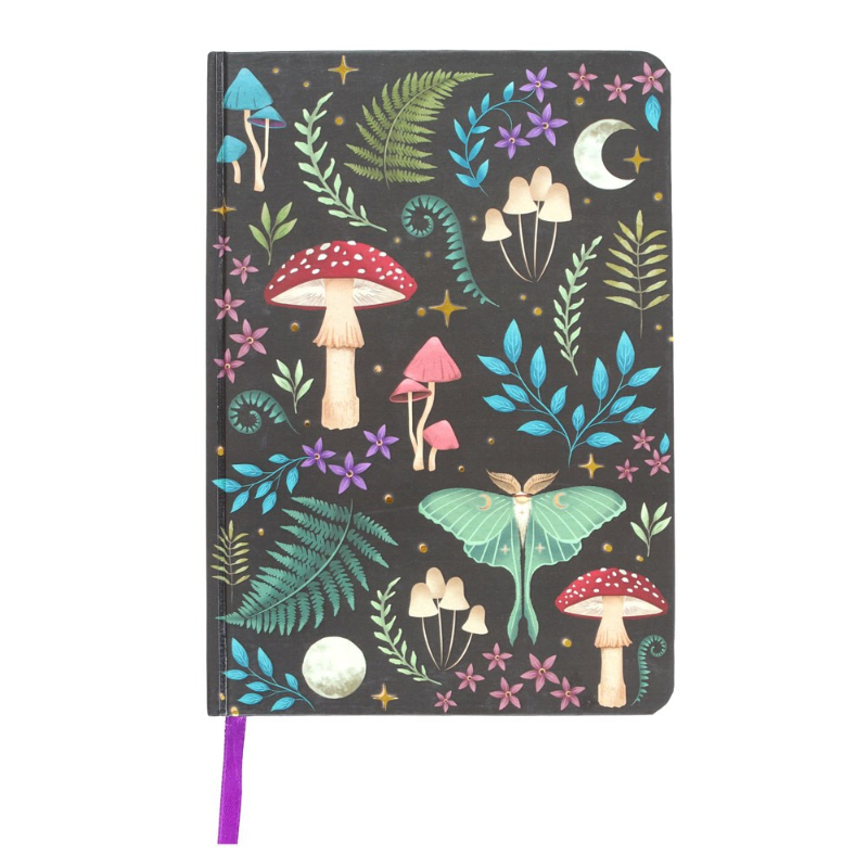 8x6" Forest Print Leather Journal 15x21cm (A5)
