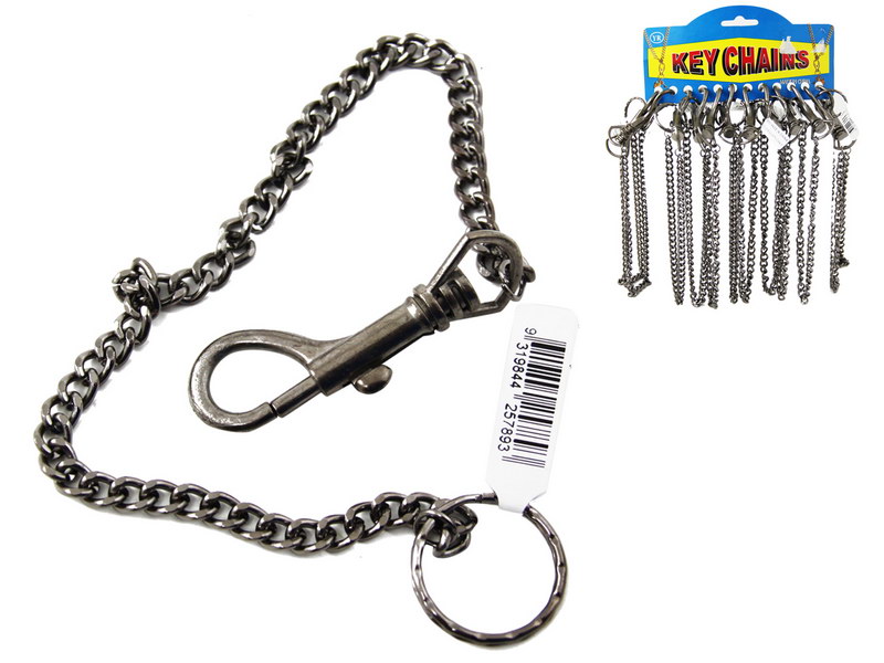 Dog Clip Key Ring with Chain
