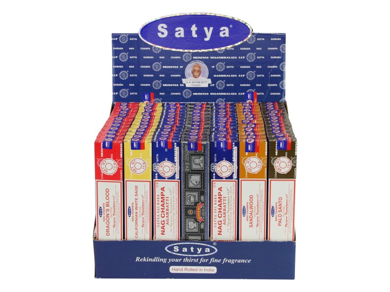 *Satya Incense Display Pack 6 Asstd