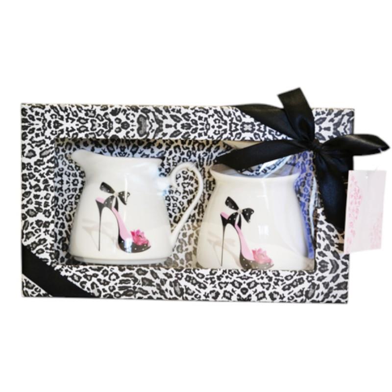 High Heel Sugar Bowl Set - Gift Boxed