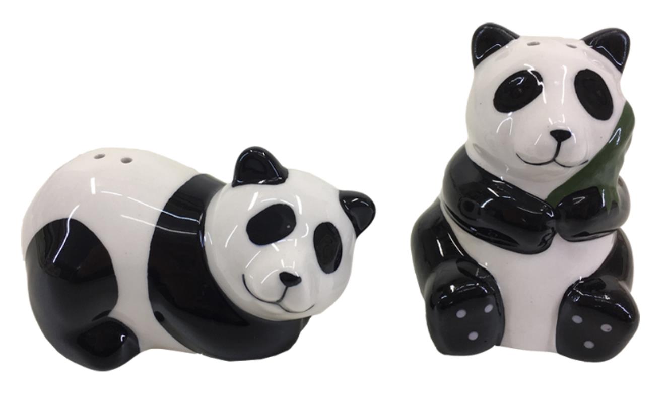 8x9cm Set of Panda Salt & Pepper Shakers