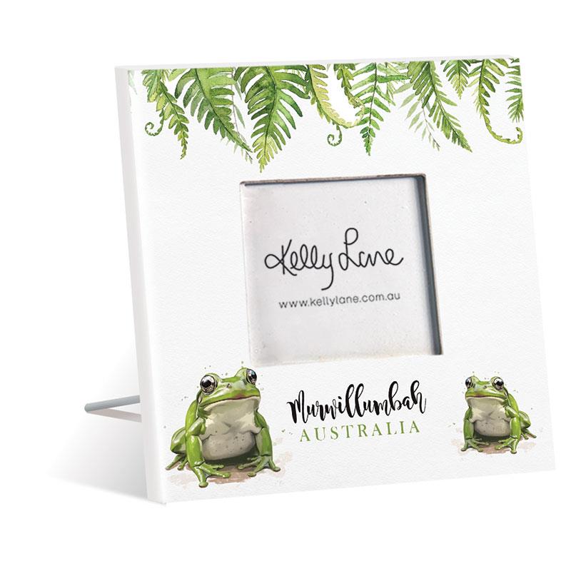 20x20cm Photo Frame (4x4" Photo) Frog