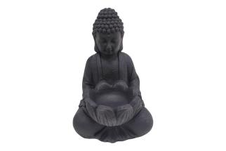 47x30cm Garden Buddha Holding Lotus Offering Bowl