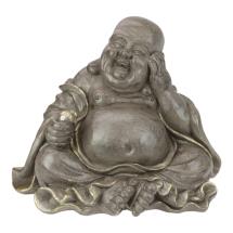 50cm Happy Garden Buddha with Gold Brush