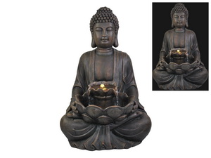 72cm Outdoor Rulai Buddha Fountain with Light