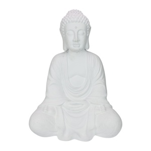 69cm White Sitting Rulai Buddha