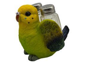 11cm Budgie Salt & Pepper Holder