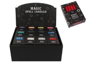 10cm Magic Spell Candles Display (12 per packet)