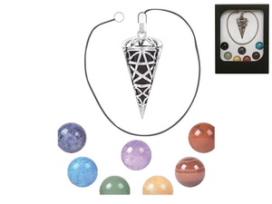 Chakra Healing Pendulum (Gift Box)