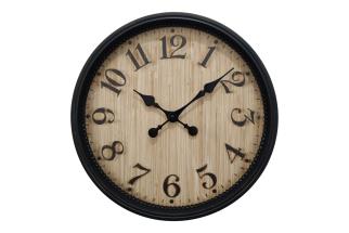 40x40cm Clock with Timber Look