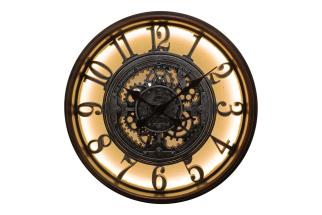 50cm Clock with Cog Look and Light