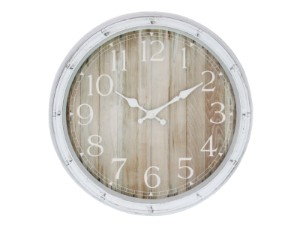 40x40cm Natural Timber Look Clock (Window Box)