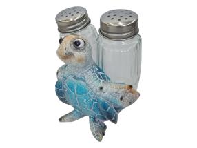 10cm Marble Turtle Salt & Pepper Shaker Bulk Packing (8=Divider Perforated Box)