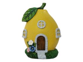 20cm Lemon Fairy Garden House
