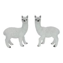 19x14cm Standing White Alpaca 2 Asstd