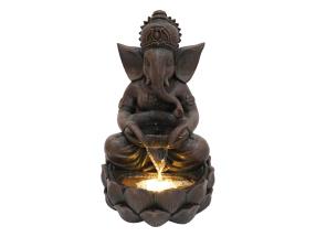 54cm Sitting Ganesh Buddha Fountain with Light
