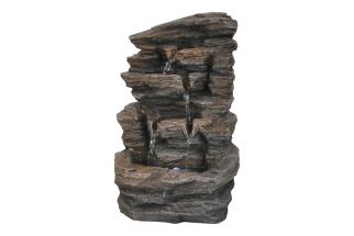 31cm Cascading Rock Waterfall Fountain