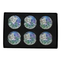 4cm Blue Peacock Magnet (Set of 6 Boxed)