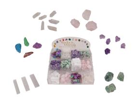 Wellness Healing Rough Gemstones 6 Asstd (600=Free Display)