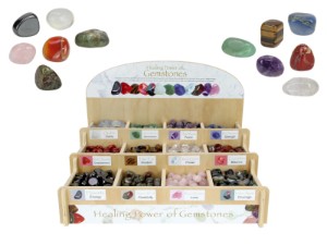 Wellness Healing Tumbled Gemstones 12 Asstd (1080=Free Display)