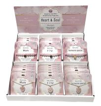 Premium Rose Quartz Pack with Bracelet & Pendant 6 Asstd (30=Free Display)