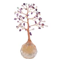 21cm Amethyst Gemstone Tree on Crystal Base