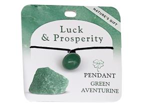 Wellness Gemstone Pendant Green Adventurine