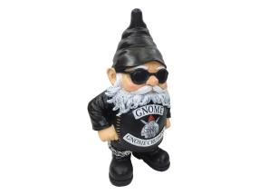 39cm Biker Gnome with Gnome Cruising Jacket