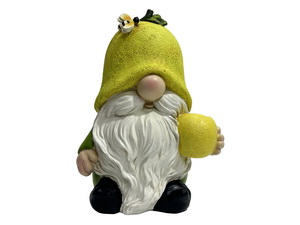 25cm Standing Lemon Garden Gnome