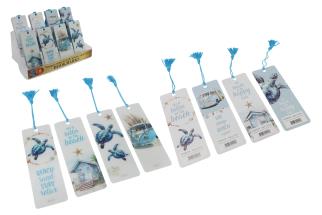 15cm 3D Bookmark with Beach Shack/Turtle/Combi Design by Kelly Lane 8 Asstd (80=Free Display)