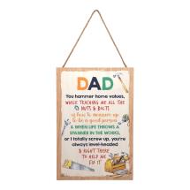 20x30cm Hanging Plaque with Fathers Day Design by Kelly Lane