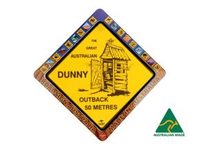 25cm Medium Dunny Road Sign