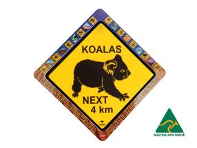 25cm Medium Koala Road Sign