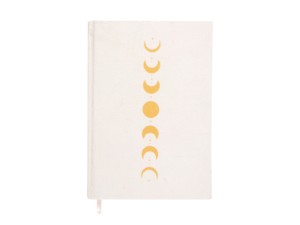 8x6" Moon Phase Velvet Journal 21x15cm (A5)