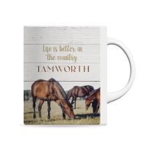 325ml Porcelain Mug Horses