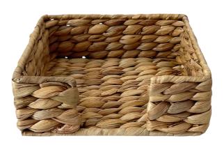 19x19cm Water Hyacinth Napkin Holder