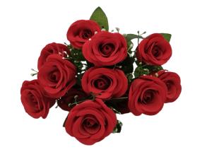 50cm 12 Head Red Rose Bouquet