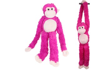 75cm Hot Pink Plush Monkey