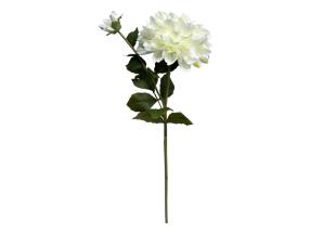 63cm White Dahlia Stem Flower