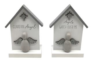 14x9cm Plaque with Rock Guardian Angel 2 Asstd