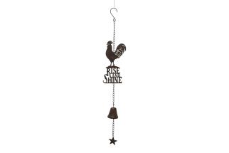 77cm Rise and Shine Rooster with Bell Chime
