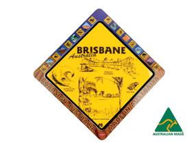 18.5cm Small Brisbane Road Sign
