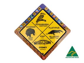 18.5cm Small Sydney Multi Road Sign